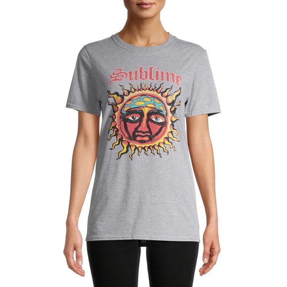 Sublime Stamp Logo ska punk rock Boyfriend Official T-Shirt M NWT - Picture 1 of 3